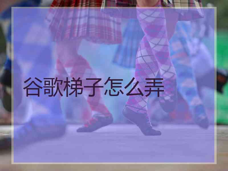 谷歌梯子怎么弄