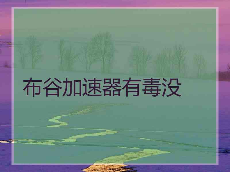 布谷加速器有毒没