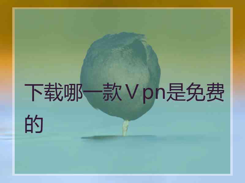 下载哪一款Ⅴpn是免费的