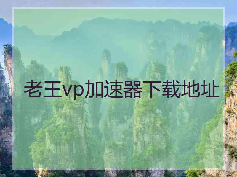 老王vp加速器下载地址