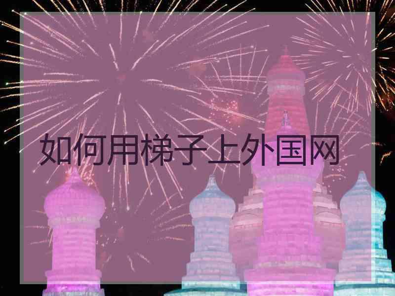 如何用梯子上外国网