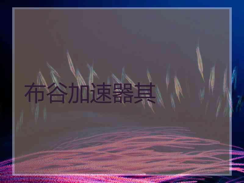 布谷加速器其