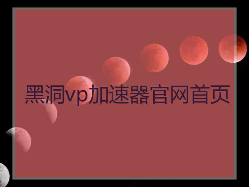 黑洞vp加速器官网首页