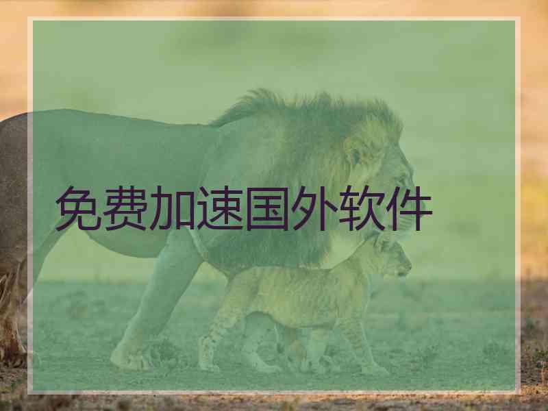 免费加速国外软件