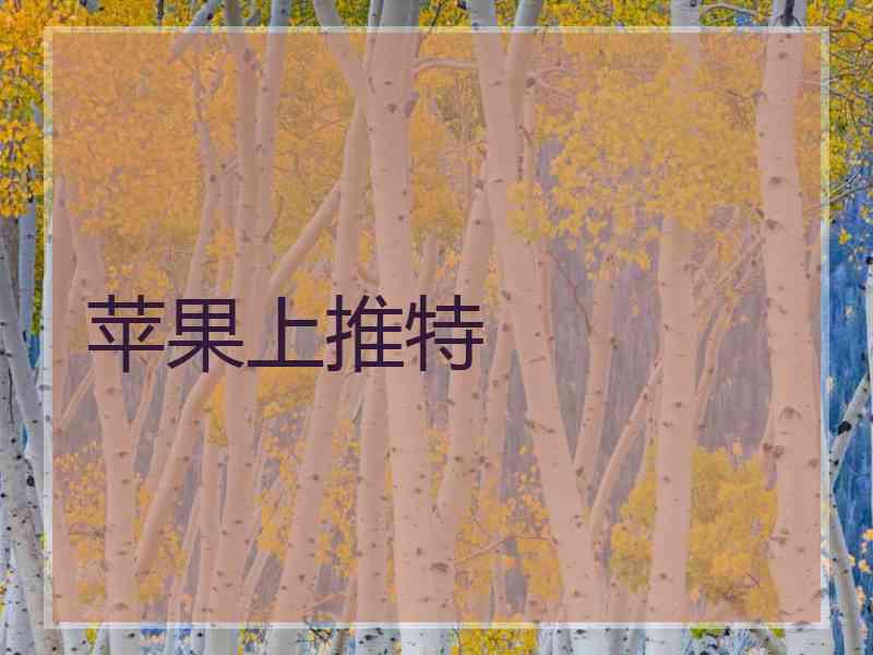 苹果上推特