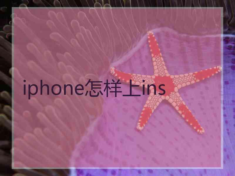 iphone怎样上ins