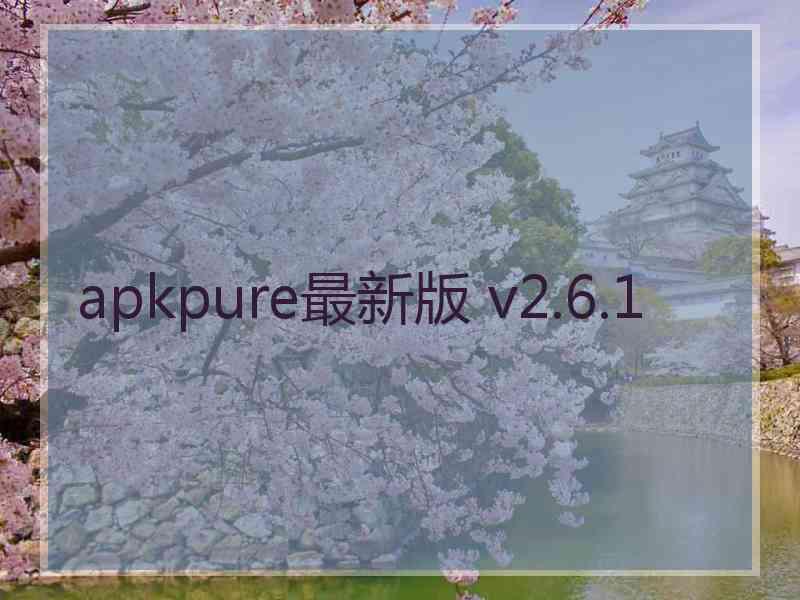 apkpure最新版 v2.6.1