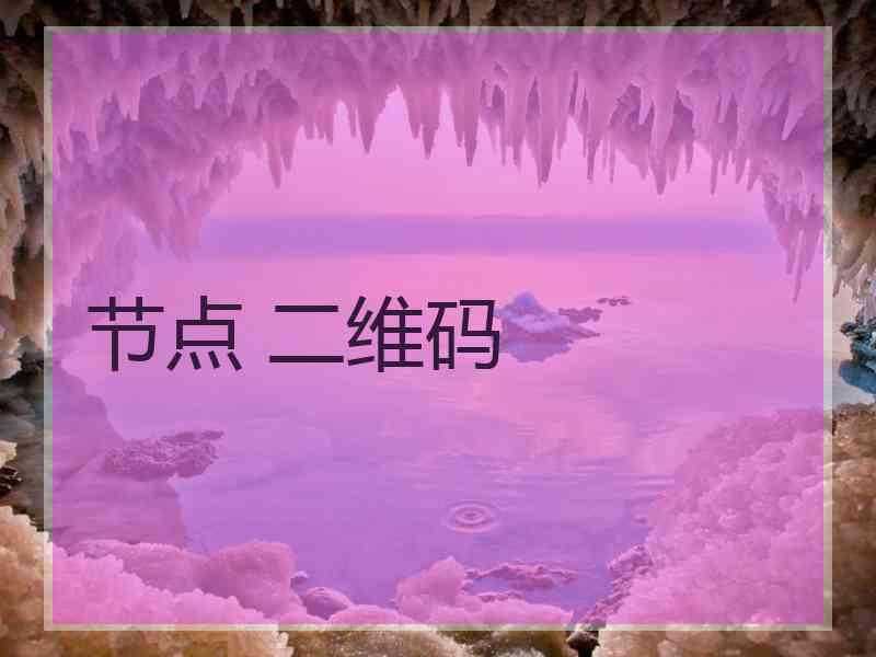节点 二维码