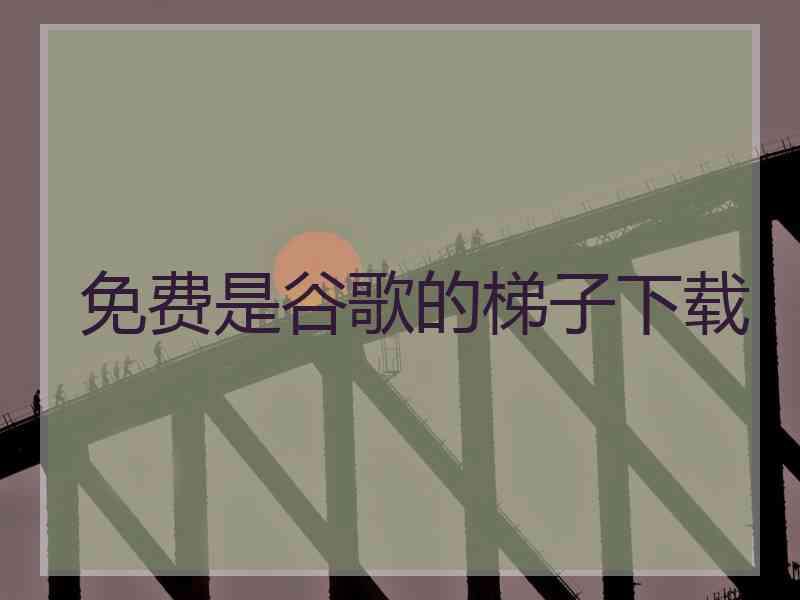 免费是谷歌的梯子下载