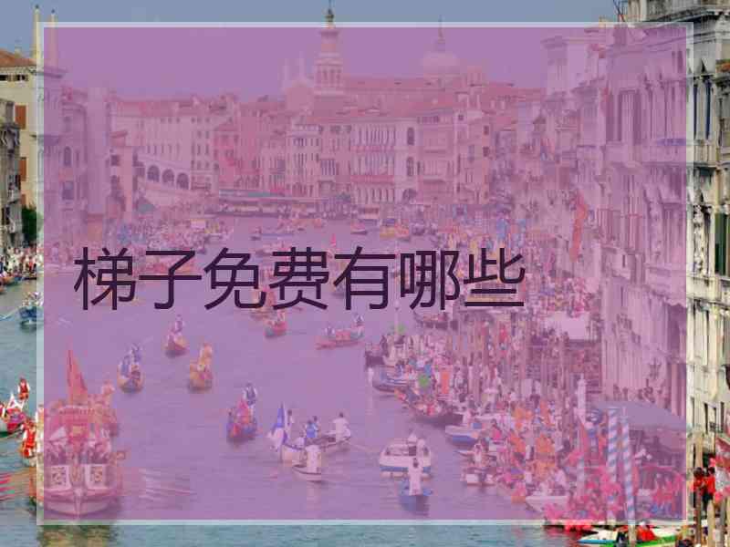梯子免费有哪些